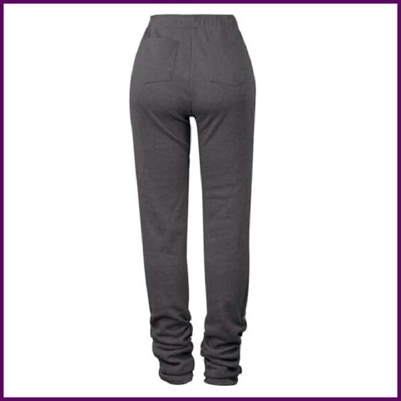 Sherpa Lined Fleece Sweatpants Women's Joggers Athletic Lounge Pants - Picture 7 of 8